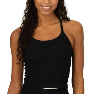 lot 2238 image: New Balance Womens Yoga Crop Top with Built-in Sports Bra, XL
