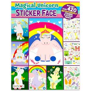lot 2246 image: Bendon Magical Unicorn Sticker Book, 420 Stickers