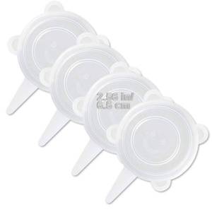 lot 2284 image: LELE LIFE Silicone Stretch Lids 4-Pack 6.5cm