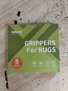lot 2318 image: Rabenda Grippers For Rugs 8 PCS - Stock images may not match actual product images