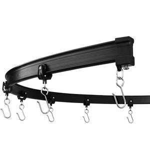 lot 2321 image: KXLIFE Flexible Ceiling Curtain Track Set 8ft