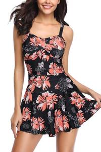 lot 2439 image: SHEKINI Womens Crossover One Piece Swimdress