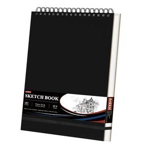 lot 9364 image: Ankkol Sketch Book 9x12, Top Spiral Bound Sketchbook,100 Sheets_68lb100gsm