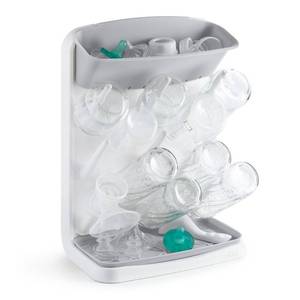 lot 9393 image: Ubbi Vertical Baby Bottle Drying Rack, Space Saving Countertop Bottle Dryer