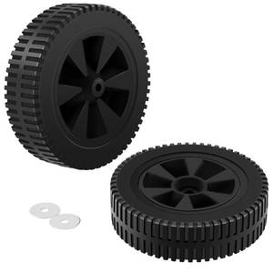 lot 9422 image: G437-0037-W1 Grill Wheels Replacement Parts for Charbroil Wheels Gas2coal 463344015 463436215 463347017 463343015 463376017 463432215 Kenmore 415.16123801 Plastic Black 7 Inch BBQ Wheel 2PCS