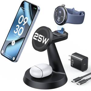 lot 10478 image: Meifigno 25W Fast 3-in-1 Charging Station for Google Pixel Watch 54