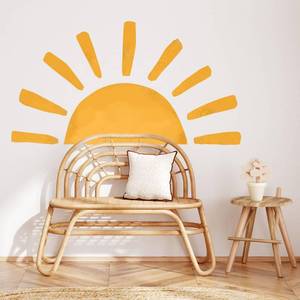 lot 10483 image: Runtoo Boho Half Sun Wall Decal Sunrise Modern Sunshine Arch Wall Art Stickers Baby Nursery Kids Bedroom Playroom Home Decor