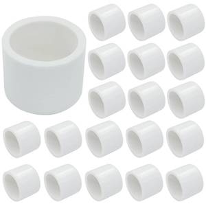 lot 10489 image: AKVIBG 20 Pack Pipe End Cap Fitting, 12 Inch PVC Cap Schedule