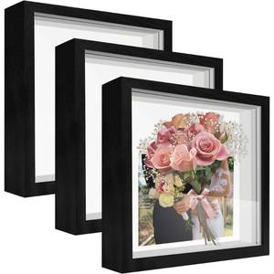 lot 11786 image: TOUYINGER Shadow Box Frame Display Case 10x10 (3-Piece)