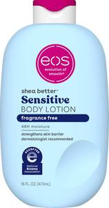 lot 12081 image: EOS Shea Better Sensitive Skin Body Lotion, 16 fl oz