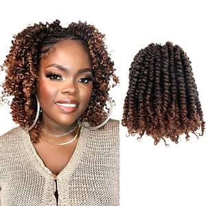 lot 12094 image: Kavsorapi Passion Twist Hair 8 Inch 8-Pack T30
