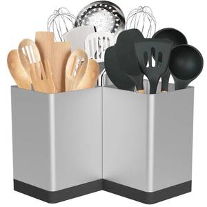 lot 17182 image: Suli Extra Large Kitchen Utensil Holder Countertop