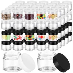 lot 17212 image: Meanplan 100 Pcs 2 oz Plastic Jars with Lids