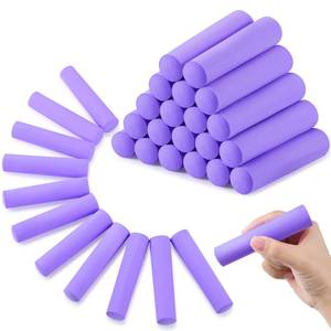 lot 17222 image: Fulmoon 40 Pc Jumbo Sidewalk Chalk Round Purple