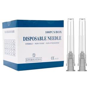 lot 18280 image: Veosor 27 Gauge 1 Inch Luer Lock Needles 100-Pack
