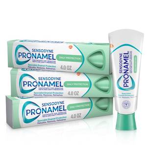 lot 18281 image: Sensodyne Pronamel Daily Protection Toothpaste, 4 oz (3-Pack)