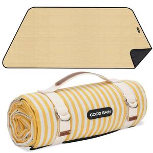 lot 18286 image: G Good Gain Waterproof Outdoor Picnic Blanket 78x57