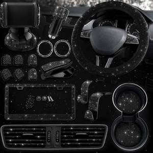 lot 18294 image: Bling Car Decor 27-Piece Interior Accessories Set