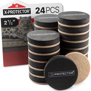 lot 18301 image: X-Protector Furniture Sliders 2.5 Inch 24 Pack