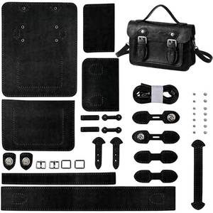 lot 18306 image: Calfovera PU Leather DIY Crossbody Bag Sewing Kit