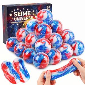 lot 18354 image: Aeyiakov Galaxy Slime Ball 24 Pack