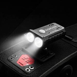 lot 18358 image: Rideback Dual Beam LED Light with Quick-Release Mount