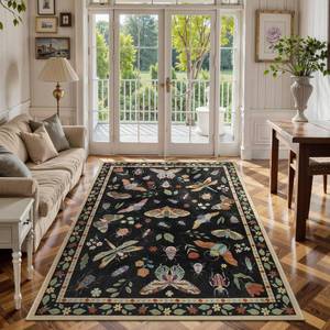 lot 18362 image: Lahome Insect Washable Area Rug 3x5