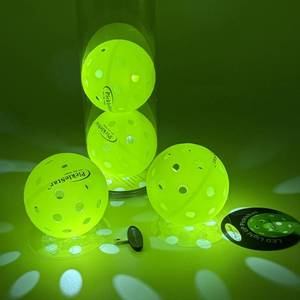lot 18376 image: PickleStar Gen 2 LED Pickleball Balls 4-Pack