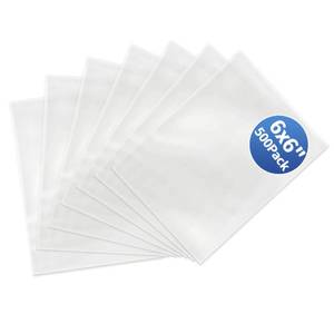 lot 18391 image: Metronic Shrink Wrap Bags 6x6 Inch 500-Piece