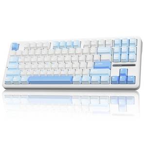 lot 18393 image: AULA F87 Wireless Mechanical Keyboard 75% TKL