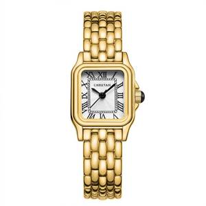 lot 18399 image: Cheetah Gold Womens Watch with Roman Dial