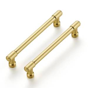 lot 18427 image: Ravinte Brushed Gold Cabinet Pulls 5 Inch 10 Pack