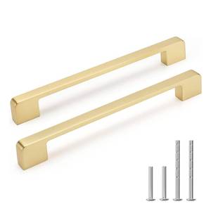 lot 19115 image: Lepatape Brushed Gold Cabinet Pulls 7-916 40 Pack  Retail $156.99