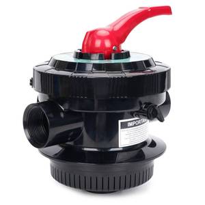 lot 19121 image: CIPU 6-Way Multiport Pool Valve for Sand Filter