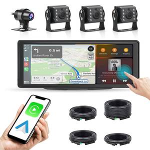 lot 19145 image: VSYSTO 4-Channel Truck Dash Cam 10.26 Touch Screen  Retail $299.99