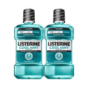 lot 19169 image: Listerine Cool Mint Antiseptic Mouthwash, 1L x 2