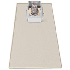 lot 20166 image: Bartuke Cat Litter Mat 51 x 25.6 Silicone Beige
