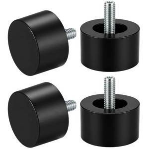 lot 20193 image: LEIFIDE 4 Pack Curtain Rod Finials, 1.25 Inch