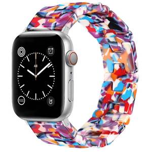 lot 20197 image: JR.DM Resin Stretchy Beaded Apple Watch Band