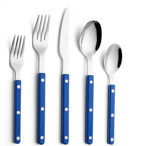 lot 20199 image: Annova Silverware Set, 10-Piece Stainless Steel Flatware