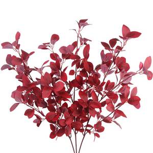 lot 20218 image: Set of 3 Artificial Maple Leaf Branches, 83cm
