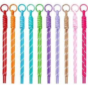 lot 20286 image: 10pc Paracord Keychain Set, 10 Colors