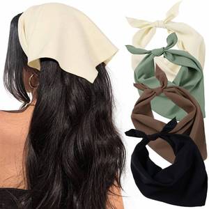 lot 20343 image: HBselect 3-Piece Triangle Bandanas for Women (3 PIECES ONLY)