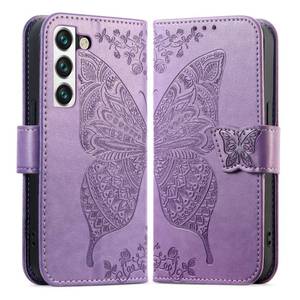 lot 20349 image: NaFurAhi Galaxy S22 5G Wallet Case Lavender