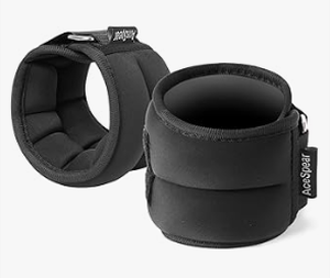 lot 18402 image: AceSpear Ankle Weights 2 lbs x 2 Neoprene Iron Beads - Stock image may not match actual product images