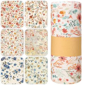 lot 1001 image: Redbaker 30-Piece Reusable Cotton Flannel Kitchen Towels