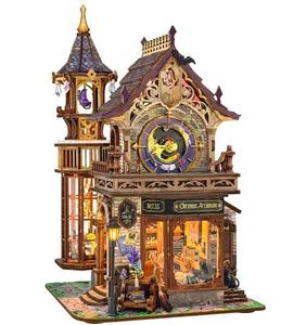 lot 1014 image: Miggley Book Nook Kit DIY Miniature House 3D Wooden Puzzle