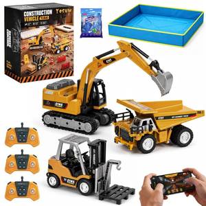 lot 1020 image: YESHIN RC Construction Vehicles 164 Scale Alloy Forklift Set
