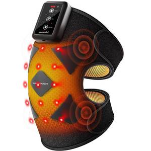 lot 1445 image: KingPavonini Cordless Knee Massager with Heat and Red Light