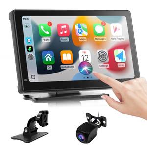 lot 1446 image: Haudio 7 Inch Portable CarPlay Screen With Backup Camera